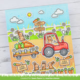 LAWN FAWN: Hay There, Hayrides!  Bunny Add-on | Stamp & Lawn Cuts Die Bundle
