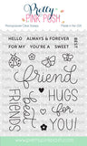 PRETTY PINK POSH: Stamp & Die Bundle | Hello Friend