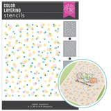 HERO ARTS:  Stencil | Confetti Layering