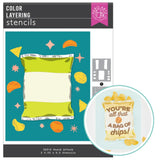 HERO ARTS:  Stencil | Snack Attack