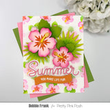 PRETTY PINK POSH: Die | Hibiscus Flower