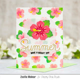 PRETTY PINK POSH:  Stamp | Summer Banner Greetings