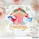 PRETTY PINK POSH: Winter Wreath | Layered Stencil 3 PK