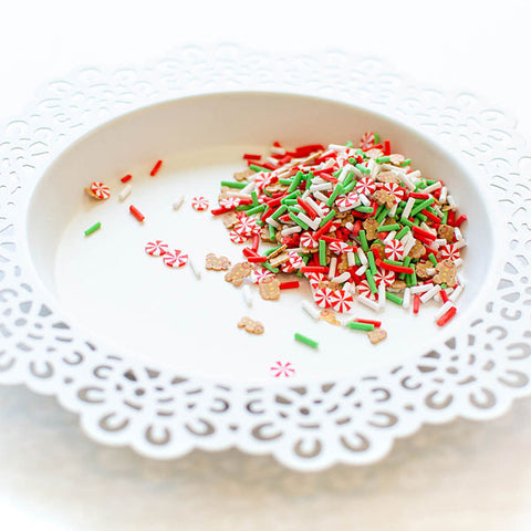 PRETTY PINK POSH:  Clay Confetti | Holiday Gingerbread