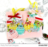 PRETTY PINK POSH: Holiday Ornaments | Stamp & Die Bundle