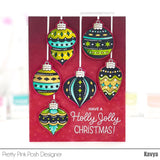 PRETTY PINK POSH: Holiday Ornaments | Stamp & Die Bundle