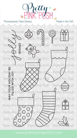 PRETTY PINK POSH:  Holiday Stockings | Stamp