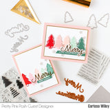 PRETTY PINK POSH:  Holiday Trees | Stamp & Die Bundle