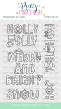 PRETTY PINK POSH:  Holiday Word Scenes | Stamp