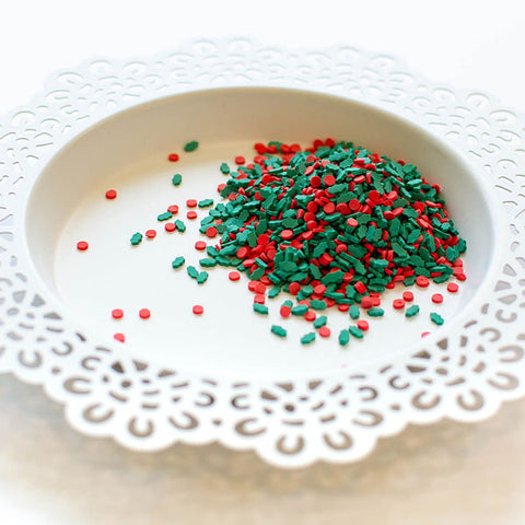 PRETTY PINK POSH:  Clay Confetti | Holly Berries