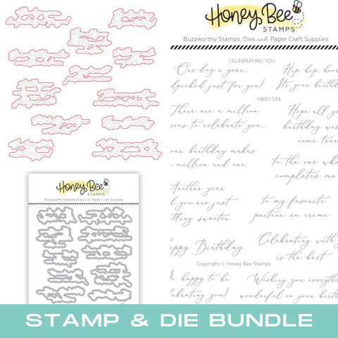 HONEY BEE STAMPS: Celebrating You | Stamp & Die Bundle [COMING SOON]