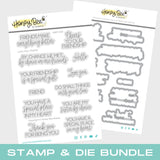 HONEY BEE STAMPS: Love You Friend | Stamp & Die Bundle