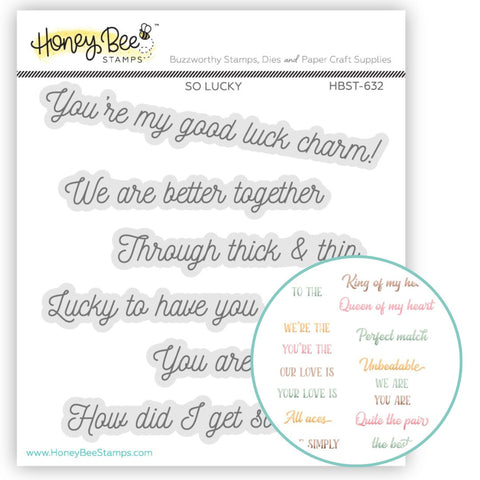 HONEY BEE STAMPS: So Lucky | Stamp