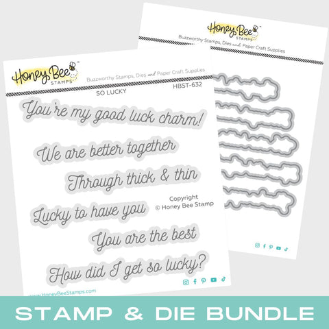 HONEY BEE STAMPS: So Lucky | Stamp & Die Bundle