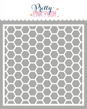 PRETTY PINK POSH: Stencil | Honeycomb