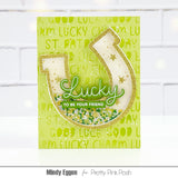 PRETTY PINK POSH: Lucky Words | Stencil