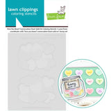 LAWN FAWN: How You Bean? Conversation Heart Add-on | Coloring Stencil