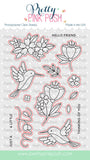 PRETTY PINK POSH: Hummingbird Floral | Stamp & Die Bundle