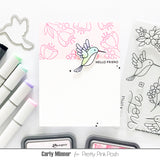 PRETTY PINK POSH:  Hummingbird Floral | Stamp
