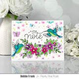 PRETTY PINK POSH:  Hummingbird Floral | Stamp