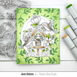 PRETTY PINK POSH:  Hummingbird Floral | Stamp