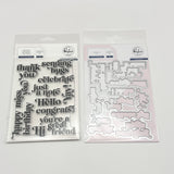 PINKFRESH STUDIO:  Stamp & Die Bundle | Perfect Sentiments