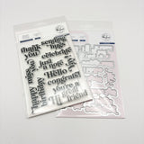 PINKFRESH STUDIO:  Stamp & Die Bundle | Perfect Sentiments