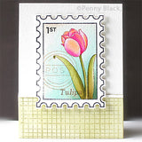 PENNY BLACK : Tulip In Blooms | Stamp & Die Bundle