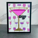 SPELLBINDERS: Classy Glasses | Press + Hot Foil Plate & Stencil Bundle