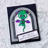 SPELLBINDERS:  Monster Birthday Sentiments | Stamp