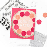CONCORD & 9 th : Bundle Stamp, Embossing Folder & Die | Icing On The Cake