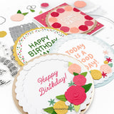 CONCORD & 9 th : Bundle Stamp, Embossing Folder & Die | Icing On The Cake