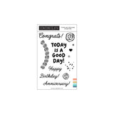 CONCORD & 9 th : Bundle Stamp, Embossing Folder & Die | Icing On The Cake