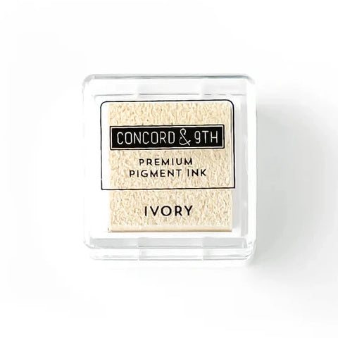 CONCORD & 9 TH: Premium Pigment Ink Cube | Ivory