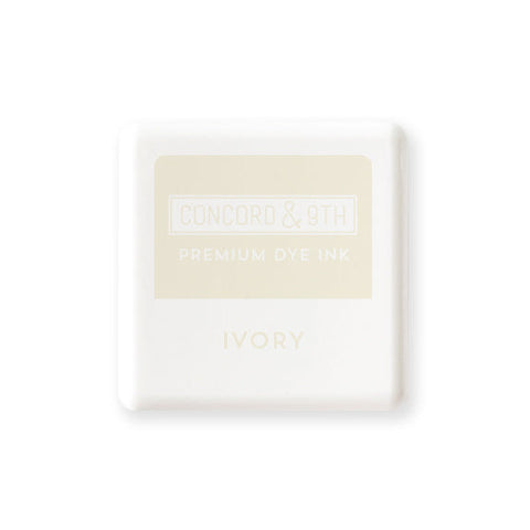CONCORD & 9 TH: Premium Dye Ink Cube | Ivory