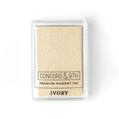 CONCORD & 9 TH: Premium Pigment Ink Pad | Ivory