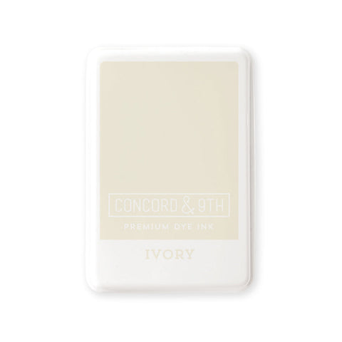 CONCORD & 9 TH: Premium Dye Ink Pad | Ivory