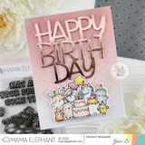 MAMA ELEPHANT: Birthday Block | Stamp and Creative Cuts Bundle