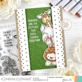 MAMA ELEPHANT: Peekapals | Stamp and Creative Cuts Bundle