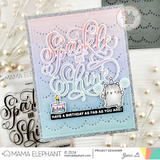 MAMA ELEPHANT: Sparkle and Shine | Stamp and Creative Cuts Bundle