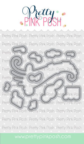 PRETTY PINK POSH:  Just a Note | Die Set
