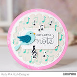 PRETTY PINK POSH:  Just a Note | Stamp