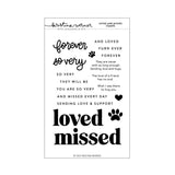 CONCORD & 9 th :  Loved and Missed | Stamp & Die Bundle