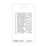 CONCORD & 9 th :  Happy Birthday Words | Stamp & Die Bundle