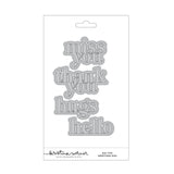 Kristina Werner | C9 : Big Type Greetings | Die