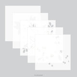 Kristina Werner | C9 : Winter Greenery Background | Stencil Pack