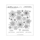 Kristina Werner | C9 : Snowflake Season | Easy Repeat Background | Stamp