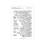 Kristina Werner | C9 : Bundle Stamp, Stencil & Die | Flower Fields