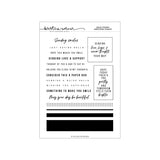 Kristina Werner | C9 : Stamp | Bold Stripes Greetings