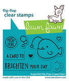 LAWN FAWN: Anglerfish Flip-Flop | Stamp
